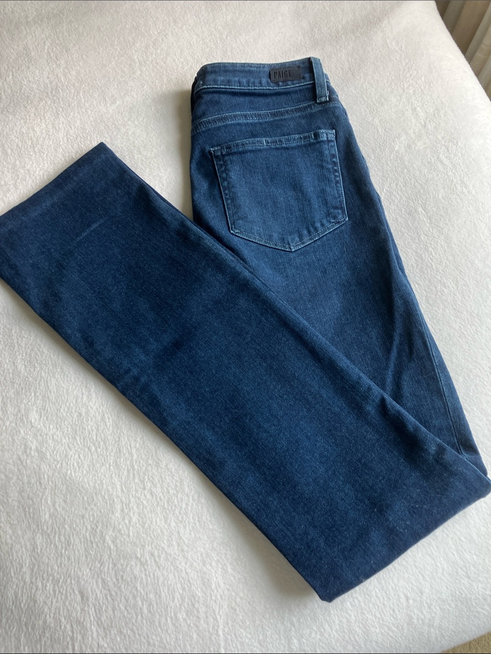 PAIGE Women’s Dark Blue Denim Jeans